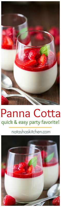 panna cota is an easy and tasty party favorite