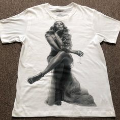 Your B At 37 T Shirt (Beyonc) Small. Brand New Never Worn Beyoncé Shirt, Beyonce Shirt, Shirt Ideas, Beyonce, Gray White, Shirt Design, Shirt Designs, Graphic Tees, Ford