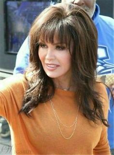 Grey Hair Wig, Cheap Human Hair Wigs, Wavy Hair Extensions, Long Human Hair Wigs, How To Cut Bangs, Straight Hair Extensions, Loose Waves Hair, Marie Osmond