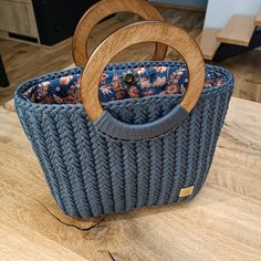 Hello All :) Are you looking for an elegant and long-lasting bag that is also eco-friendly? I have the perfect solution for you! My handmade bags, crafted from exceptional polyester cord, meet the highest quality standards. Why Choose My Bag? 💪 Durability and Strength - my bags are made from a unique polyester cord that is not only durable but also waterproof. You don't have to worry about damages or moisture.  🔄 Ease of Use - my bags don't pill in use or when washed, meaning they will look brand new for many years. 🌱 Safety - The polyester cord I use has Oeko-Tex certifications, indicating its safety for health and the environment. It's also hypoallergenic. 🌟  Unique Design - my bags feature classic gold-tone fittings, giving them an elegant appearance. Inside, you'll find a cotton li Handmade Blue Bags For Crafting, Crochet Tote Bag With Leather Handles As Gift, Rectangular Crochet Bag With Leather Handles As Gift, Handmade Purse, Purse Handmade, Ladies Purse, Handmade Purses, My Bag, Fashion Elegant