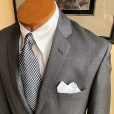 Beautifully Tailored Brooks Brothers 100% Italian Super 100s Fine Wool Gray Jacket Men’s Label Size 42l Tailored To Size 40l Slim Fit (Please Read Measurements Below) In Excellent Condition. No Flaws. 2 Button Front, 4 Buttons Each Sleeve, Double Vents And Fully Lined. Measurements Laying Flat: Shoulders 18.5” Chest 21” Waist 19” Sleeves From Shoulder 26.5” + 2.5” Extra Length 30” Classic Formal Suit With Pockets, Classic Formal Suit, Classic Sport Coat With Flat Front For Office, Classic Flat Front Sport Coat For Office, Classic Tailored Blazer With Pocket Square, Classic Blazer With Suit Collar And Pocket Square, Classic Blazer With Pocket Square And Suit Collar, Classic Blazer With Pocket Square, Classic Outerwear With Pockets For Business Meetings