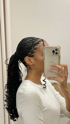 Braids With No Extensions, Classy Braids Black Women, Braids For Mixed Women, 4c Natural Hairstyles For School, Black Protective Hairstyles, Hair Growth Methods, Curly Braided Hairstyles, Hair Facts, Cute Hair Colors