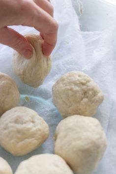 the doughnuts are being made and ready to be put in the oven for baking