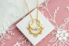 ❤️️The Sun Ring Holder Necklace is a great gift for expectant mothers who have swollen fingers during pregnancy and therefore want to keep the ring close to their heart. Pregnant Woman Gift ❤️️Wedding Ring Holder Necklace is a very useful gift for healthcare professionals. Gift For Vet. A unique necklace you won't find anywhere else. only in our shop ❤️️Ring Saver Necklace suits you as a very stylish necklace even when you are not wearing a ring. ❤️️ A functional gift for any healthcare worker w Anniversary Brass Jewelry With Adjustable Chain, Wedding Ring Into Necklace, Metal Jewelry For Mother's Day Wedding, Metal Jewelry For Wedding And Mother's Day, Nickel-free Yellow Gold Wedding Jewelry, Nickel-free Ring For Mother's Day, Engagement Ring Necklace Holder, Necklace Engagement Ring Holder, Wedding Ring Holder Necklace