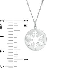 Cute and clever, this two-piece pendant set makes a great gift for any occasion. Crafted in sterling silver, the first pendant features a sculpted open snowflake centered with a sparking diamond accent. The second look features a round disc adorned with a snowflake-shaped cut-out. Buffed to a brilliant luster, each pendant suspends along an 18.0-inch rope chain that secures with a spring-ring clasp. Sterling Silver Snowflake Jewelry For Anniversary, Sterling Silver Snowflake Jewelry For Winter, Holiday Silver Snowflake Jewelry, Sterling Silver Snowflake Necklace In White Gold, White Gold Snowflake Necklace In Sterling Silver, White Gold Sterling Silver Snowflake Necklace, White Gold Snowflake Necklace, Holiday White Sterling Silver Necklace, Sterling Silver Necklace For Winter