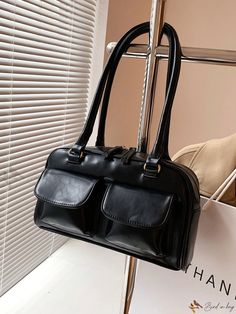 Bird in Bag - Premium Quality, Spacious Commuter Shoulder Bag for Women - Elegant Solid Color Design, Ideal for Daily Activities, Shopping, Dating, Travel, and Gifting Statement Handbag, Elegant Ladies, Boston Bag, Retro Chic, Bird In Bag, Daily Activities, Bag For Women, Hippie Style, Elegant Woman