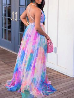 Goddess Maxi Dress, Maxi Dress Outfit, Marine Uniform, Long Beach Dress, Dress Sleeve Styles, Pregnancy Maxi Dress, Sling Dress, Tie Dye Dress, Dyed Dress