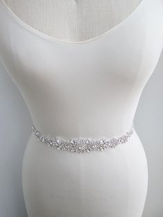 Wedding belt Bridal belt sash Crystal belts sashes | Etsy Silver Belts For Dresses, Silver Fitted Bridal Accessories, Elegant Silver Belt With Rhinestones, Silver Fitted Bridal Belt For Formal Occasions, Silver Rhinestone Belts For Formal Occasions, Formal Silver Belts With Rhinestones, Silver Adjustable Belt With Rhinestones, Fitted Silver Bridal Belt With Sashes, Elegant Silver Embellished Bridal Belt