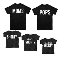 These matching father son and mommy shirts are the perfect set for everyone. Mom, Dad, kids, and baby can show off their family with this fun tee that matches perfectly. A great birthday, Christmas, or Father's Day gift for Dad with a matching shirt for his kids. - Cute Oldest to Youngest Shirts - Parents with Toddlers - Family Set of 4 - Gift for Father's Day - Mommy's Birthday outfit - Unisex T-shirt - Boy Mama Shirt - Gender Neutral HOW TO PURCHASE: **Select each item you need from the drop d Casual Pre-shrunk T-shirt For Family Events, Customizable White Tops For Family Gatherings, White Letter Print Top For Family Gatherings, White Tops With Letter Print For Family Gatherings, White Graphic Print Tops For Family Gatherings, Family Matching Short Sleeve Tops With Letter Print, Family Matching Tops With Letter Print And Short Sleeves, Short Sleeve Tops With Name Print For Family Gatherings, Graphic Tee With Crew Neck For Family Gatherings