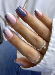 White Nail, Elegant Nails, Classy Nails, Bling Nails, Fancy Nails, Short Acrylic Nails, Nail Arts