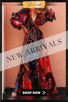 Glamorous Print V-neck Long Sleeve Maxi Dress P12119 Sleeve Maxi Dress, Dresses By Length, Long Sleeve Maxi, Bohemian Dress, Printed Maxi, Sleeves Pattern, Long Sleeve Maxi Dress, Long Maxi Dress, Women's Fashion Dresses