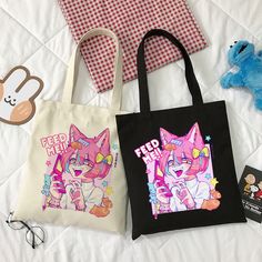 Express your 🤪 style with our Anime Printed Canvas Bags! Whether you want to store your favorite 📚 textbooks, tote around your gym 💪 gear, or take a shopping 🛒 trip - these bags are perfect for all of your needs! 🤩 Product information: Specifications: Various styles Style: Tote bag Color: Various Printing Process: Thermal transfer Packing list: Tote bag*1 Printed Canvas Bag, Gym Gear, Canvas Bags, Printed Canvas, Shopping Trip, Packing List, Printing Process, Take A, Bags Designer