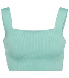 Preppy Tops, Teal Top, Cute Preppy Outfits, Cute Tank Tops, Summer Crop Tops, Foto Ideas Instagram, Ribbed Crop Top, Cute Summer Outfits, Preppy Outfits