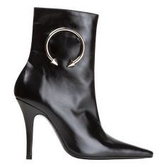 DORATEYMUR Panther in Black Vitalas  – L'Oeuvre Studying Accessories, Ankle Length Boots, Panther Black, Elegant Clothing, Footwear Design, London College, London College Of Fashion, Ankle Heels, Women Boots