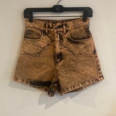 Pastiche Jean Shorts Free People High Rise Size Xs Nwt! Inseam~ 3.5” Waist Laying Flat ~ 12.5” Rise ~ 12.5” Any Questions, Please Feel Free To Ask! Acid Wash Bottoms With Built-in Shorts, Fitted Acid Wash Casual Bottoms, Casual Fitted Acid Wash Bottoms, Fitted Acid Wash High Rise Bottoms, Retro High-rise Brown Bottoms, Acid Wash Shorts With Pockets, Acid Wash Retro Bottoms For Summer, Acid Wash Retro Summer Bottoms, Retro Brown Bottoms With Relaxed Fit