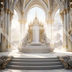 White Throne Judgement, White Throne, Floor Wallpaper, Throne Room, Saint Marys, Photo Filters, Digital Backgrounds, Digital Backdrops, Background Pictures