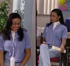 Tatiana Ali 90s Fashion, Blossom Outfits 90s, Ashley Banks Aesthetic, 90s Black Women Fashion, Hilary Banks Outfits 90s, Nia Long 90s Outfits, 90s Outfits Black Women