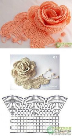 crochet patterns for flowers and laces