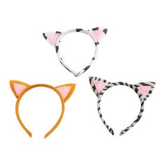 These headbands are the cats' meow! Each plush headband features a wild cat print and adorable ears. Great as birthday party favors or classroom prizes or handouts, these headbands also look adorable as accessories for dance recital costumes or Halloween costumes. Choose these purr-fect headbands! Polyester. 5" x 5 1/2" headband with 2 3/4" ears. © OTC Novelty Adjustable Cat Ears Headband, Adjustable Cat Ears Novelty Headband, Adjustable Novelty Cat Ears Headband, Novelty Cat Ears Accessories With Cat Design, Adjustable Playful Cat Ears Headband, Dance Recital Costumes, Diy Hello Kitty, Cat Ear Headband, Classroom Prizes