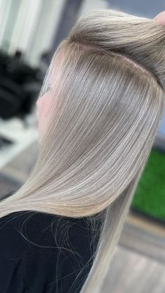 Blonde Hair Inspiration, Blonde Balayage, Silver Hair, Balayage, Hair Inspiration, Blonde Hair, Hair Color, Hair Cuts, Blonde