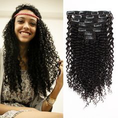 Amazing Beauty Hair Extensions Clip in Hair Extension Jerry Curl,USE Discount Code LXABHE Get $$ Off At Checkout 3b 3c Curly Hair, 3c Afro, Black Naturally Curly Hair, Curly 3b, Jerry Curl Hair, 3c Curly Hair, Curly Human Hair Extensions, 3c Natural Hair, Clip In Hair Extension