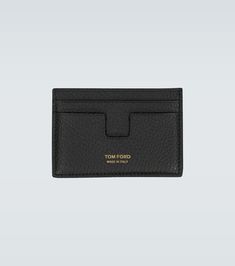 T Line cardholder in black - Tom Ford | Mytheresa Black Toms, Ford Accessories, Men's Toms, Together We Can, Line Design, Color Names, Small Leather Goods, Card Wallet, Tom Ford