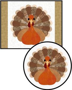 Turkey Talk Placemat Pattern Diy Beach Bag, Table Topper Patterns, Fusible Applique, Applique Quilt Patterns, Placemats Patterns, Book Quilt, Applique Quilts, Halloween Patterns, Throw Quilt