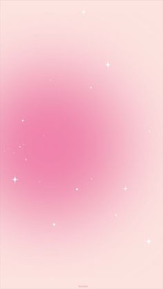 a pink and white background with stars in the sky on it's left side