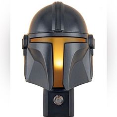 star wars boba fett helmet wall light