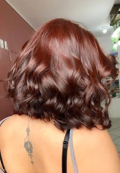 Pelo Color Chocolate, Igora Hair Color, Cinnamon Hair, Dyed Curly Hair, Red Hair Inspo, Cute Hair Colors, Dark Red Hair, Ginger Hair Color, Dye My Hair