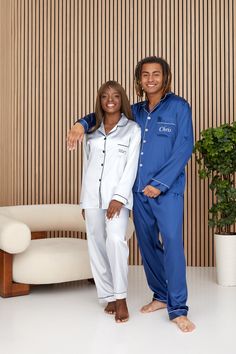 If you want to create matching PJs for the whole family, for bride & groom, customized PJs for your bridesmaids or just as a gift, you're in the right place.Browse our selection of men, women and kids PJs choose your color and design and enjoy the feeling.Set Includes - Long Sleeve Shirt & Pants Perfect Gift for any occasion : Christmas party, Valentines Day Gift , Anniversary Gift, Birthday Gift and etc The perfect set for all the siblings! Personalized with their names, these are absolutely da Matching Satin Pajamas, Cozy Pictures, Satin Pjs, Groom And Bride, Matching Pjs, Men Slippers, Kids Pjs, Christmas Matching, Name Initials