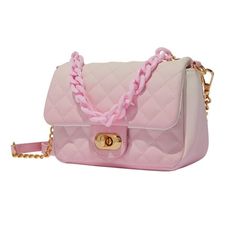 Elevate your little one's style with the Claire's Pink Quilt Crossbody Bag with Gold Accents! This charming accessory features a beautifully quilted pink design complemented by elegant gold hardware, adding a touch of sophistication to any outfit. The compact yet spacious interior is perfect for carrying essentials like a phone, wallet, or small accessories, while the adjustable crossbody strap ensures a comfortable and personalized fit. Whether it's for school, a day out with friends, or specia Pink Quilt, Pink Quilts, Quilted Crossbody Bag, Pink Design, Phone Wallet, Small Accessories, Crossbody Strap, Cloth Bags, Gold Accents