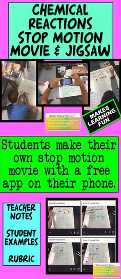 the poster shows students how to make their own movie with a free app on their phone