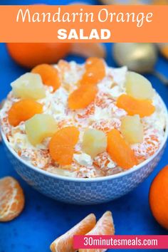 Mandarin orange salad is a refreshing and vibrant dish that combines the sweetness of juicy mandarin and oranges.