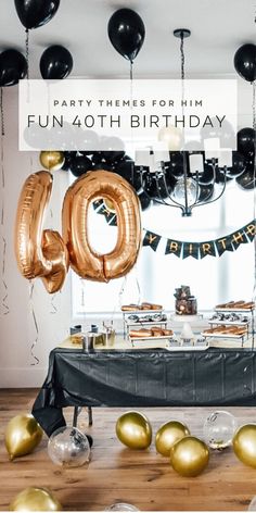 an image of a birthday party with balloons