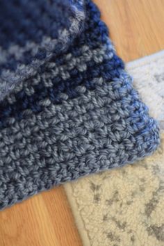 Grand Tetons Moss Stitch Blanket – Mama In A Stitch