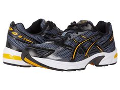 ASICS Tiger GEL-1130 - Men's Shoes : Metropolis/Black : Take the ASICS Tiger GEL-1130 on your next run around the block! Lightweight running sneaker features closed rounded toe and lace-up front panel for a secure, customizable fit. Leather and synthetic upper. Breathable textile lining. Textile-lined removable insole. Durable, flexible rubber sole. Imported. Measurements: Weight: 11 oz Product measurements were taken using size 9, width D - Medium. Please note that measurements may vary by size Sporty Asics Mesh Running Shoes, Asics Lace-up Sneakers For Trail Running, Asics Lace-up Functional Running Shoes, Asics Outdoor Lace-up Running Shoes, Asics Sportstyle, Asics Fade-resistant Running Shoes, Asics Tiger, Nike Huarache, Running Sneakers