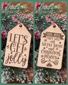 Christmas Wine Bottle Gift Tags, Wood Gift Tag, Funny Wine Tag, Holiday Hostess Gift, Secret Santa Gift, Stocking Stuffer Tags, Eco Friendly - Etsy Wine Bottle Gift Tags, Bottle Gift Tags, Christmas Wine Bottle, Holiday Hostess Gifts, Christmas Wine Bottles, Wine Bottle Gift, Wine Tags