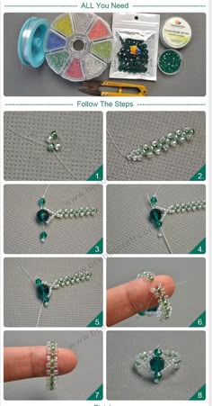 instructions to make beaded bracelets for beginners