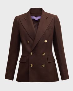 Brown Suede Blazer, Brown Blazer Outfit, Designer Ralph Lauren, Cashmere Blazer, Suede Blazer, Brown Blazer, Lauren Brown, Ralph Lauren Collection, Womens Blazers