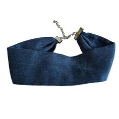 New Without Tags All Flaws, If Any, Are Shown In Photos Blue Choker As A Gift, Casual Blue Choker Gift, Casual Blue Choker As Gift, Casual Blue Choker For Gift, Blue Choker Necklace, Free People Necklace, Free People Jewelry Necklaces, Necklace Fabric, Horn Pendant Necklace