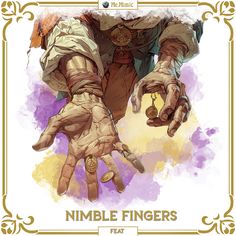 DnD 5e Feat Nimble Fingers by Me.Mimic Feats Dnd, Dnd Coins, Dnd Enemies, Dnd Loot, 5e Spells, Dnd Resources, Dm Ideas, Rpg Items