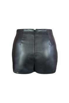 Mini high waisted faux leather skirt featuring under shorts Back zipper closure Runs true to size Leather Skort, Under Shorts, Pu Leather Skirt, Faux Leather Skirt, Font Styles, Instagram Inspiration, Large Black, Sale Items, Leather Skirt