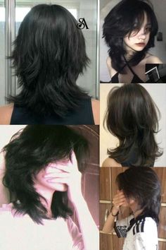 Wolfachting Hair, Short Shag Cuts For Thick Hair, Pretty Hair Cuts, Wolf Haircut, Short Hair Tomboy, Short Grunge Hair, Dyed Hair Inspiration, Hair Inspiration Short, Wolf Cut