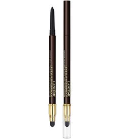 What It Is:A creamy&#x2C; waterproof eyeliner pencil built for seamless application on both the lash line and waterline. What It Does: This versatile eye pencil smoothly glides onto the lash line for precise application and intense pigmented color that won’t budge or flake. With its creamy texture&#x2C; Le Stylo allows for seamless blending and smudging with its built-in smudger. After blending&#x2C; this formula sets to a longwear and waterproo Lancome Eyeliner, Bold Smokey Eye, Eyeliner Application, Waterproof Eyeliner Pencil, Bold Makeup Looks, Long Lasting Eyeliner, Eyeshadow Base, How To Apply Eyeliner, Bold Makeup