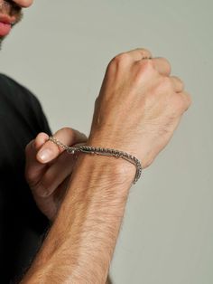 Introducing our Men's Rounded Box Chain Bracelet – a sophisticated two-strand piece combining a classic rounded box chain with a uniquely twisted chain. Durable and versatile, it's suited for both casual and formal looks, enhancing any outfit with a touch of masculine elegance. Adjustable Box Chain Cuban Link Bracelet Gift, Adjustable Cuban Link Bracelet With Box Chain, Adjustable Box Chain Cuban Link Bracelet, Minimalist Cuban Link Bracelet With Box Chain, Gift Cuban Link Box Chain Bracelet, Modern Adjustable Cuban Link Bracelet With Box Chain, Modern Adjustable Cuban Link Box Chain Bracelet, Mens Chain Bracelet, Round Box