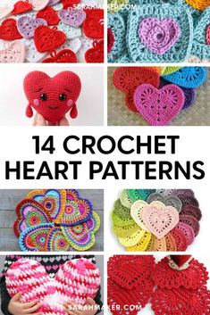 crochet heart patterns for valentine's day