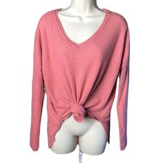 Wild Fable Nwt Women's Cozy T-Shirt ~ Sz Xs ~ Long Sleeve ~ V-Neck ~ Faded Rose ~ 25" Arm Pit To Arm Pit ~ 23.5" Across Waist ~ 18.5" Sleeve Length ~ 25" Length Item Is In New With Tags. Trendy Pink V-neck Top, Trendy Pink V-neck Top For Spring, Cozy Cotton V-neck Tops, Cozy Pink Tops For Spring, Cozy Pink V-neck Top, Cozy Pink Spring Tops, Cozy Pink Tops For Loungewear, Cozy Pink Loungewear Tops, Baby Tee Shirts