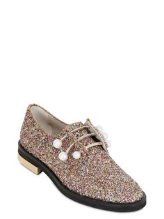 COLIAC - 20MM FERNANDA GLITTERED PIERCING SHOES Luxury Shopping, Luxury Shop, Fashion Luxury, Sperrys, Boat Shoes, Florence, Home Design, Designer Fashion, Women Men