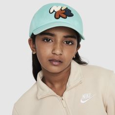 Top off your 'fit with this Nike Club cap for extra fun style. Made from durable cotton, its adjustable strap, curved bill (perfect for keeping the sun out of your eyes as you play) and mid-depth design make it ideal to wear any day, any occasion. Adjustable Green 5-panel Dad Hat, Green Adjustable 5-panel Dad Hat, Spring Sports Baseball Cap With Curved Bill, Spring Baseball Cap For Sports Events With Curved Bill, Spring Sports Events Baseball Cap With Curved Bill, Sporty Green Cap, Green Sporty Trucker Hat With Curved Brim, Sporty Green Trucker Hat With Curved Brim, Spring Sports Event Adjustable Baseball Cap